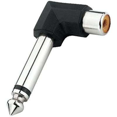 Monacor NTA-175A Audio Adapter [1x Jackplug male 6,3 mm - 1x Cinch-koppeling]