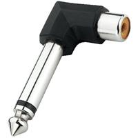 Monacor NTA-175A Audio Adapter [1x Jackplug male 6,3 mm - 1x Cinch-koppeling] - thumbnail