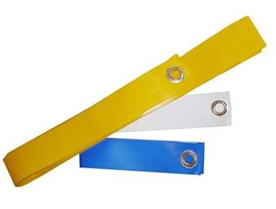 SET DELIMITING BANDS FOR BEACH FOOTBALL FIELD