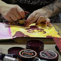 Ranger Ink Ranger • dylusions creative journal large 23x30cm bruin - thumbnail