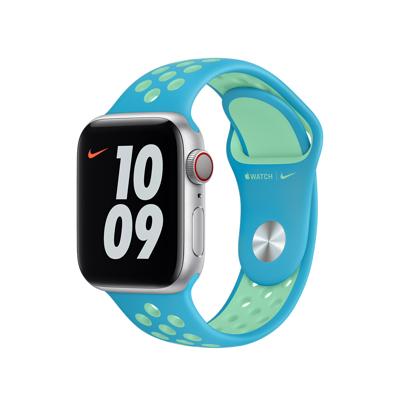 Apple Nike Sport Band Apple Watch 38mm / 40mm / 41mm Chlorine Blue / Green Glow