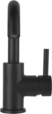 Saqu Shine wastafelkraan draaibare uitloop zwart