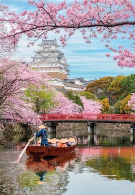 Clementoni legpuzzel himeji castle in spring, 1000st.
