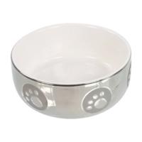 Katteneetbak royal zilver/wit 13 cm Eet-en-drinkbakken-kat Gebr. de Boon - Gebr de boon - thumbnail