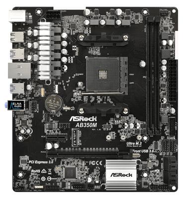 AB350M - Moederbord - M-ATX - AM4 Socket - USB 3.0 - Gigabit LAN111