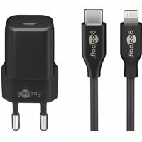 USB C oplader + USB Lightning kabel - thumbnail
