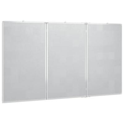 VidaXL Whiteboard magnetisch inklapbaar 180x100x1,7 cm aluminium