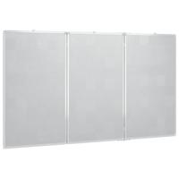VidaXL Whiteboard magnetisch inklapbaar 180x100x1,7 cm aluminium - thumbnail