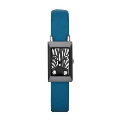 Horlogeband Fossil BQ2252 Silicoon Groen 22mm