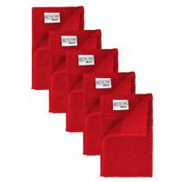 The One Gastendoek 500 gram 30x50 cm Rood (5 stuks) - thumbnail