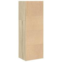 Boekenkast 40x30x114 cm bewerkt hout sonoma eikenkleurig - thumbnail