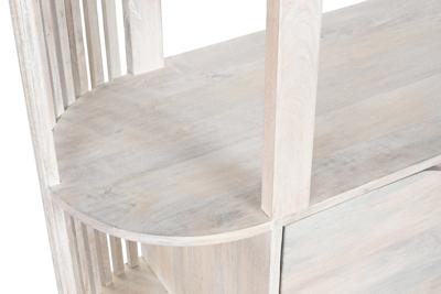 Planken DKD Home Decor Wit Mangohout 116 x 40 x 160 cm (1)