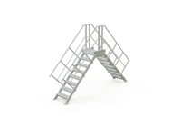 Altrex Overstapbordes - 45° hellingshoek - 8 treden - 224528 - thumbnail