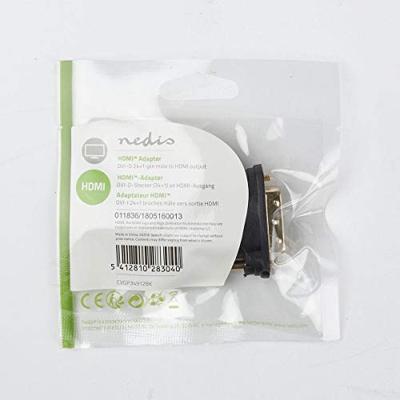 Nedis HDMI-DVI-D MA-Cho-adapter, 24+1 Pin, HDMI