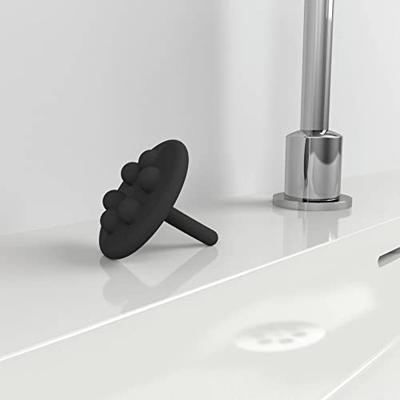 Clou Waterstop Mini Wash Me Siliconen Zwart Clou Waterstop Mini Wash Me Siliconen Zwart