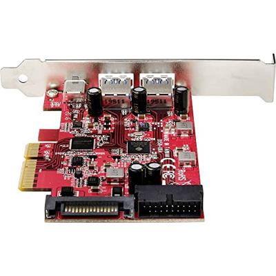 Renkforce 1 + 4 poorten USB 3.2 Gen 2-controllerkaart USB-A 3.2 Gen 2 PCIe x4