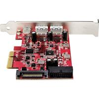 Renkforce 1 + 4 poorten USB 3.2 Gen 2-controllerkaart USB-A 3.2 Gen 2 PCIe x4 - thumbnail