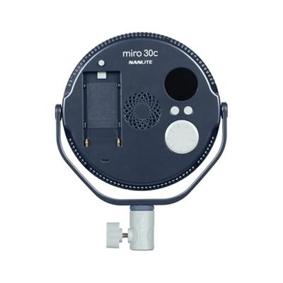 Nanlite Miro 30c LED Full-color Round Panel Light (midnight blue)