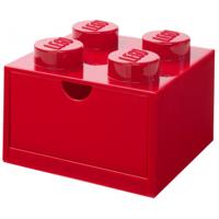Room Copenhagen LEGO Brick Drawer 4 Rood opbergdoos - thumbnail