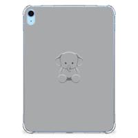 iPad (2022) 10.9 Tablet Back Cover Grijs Baby Olifant - thumbnail