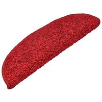 Trapmatten 15 st 65x21x4 cm Rood Halfrond Groot - thumbnail