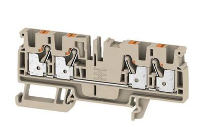 Weidmüller 2051500000 Doorgangsklem 6.1 mm Spanveer Grijs 50 stuk(s)