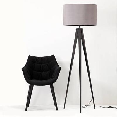 Zuiver Vloerlamp 'Tripod' 157cm, kleur Grijs Zuiver Vloerlamp 'Tripod' 157cm, kleur Grijs