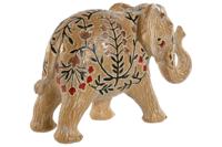 Decoratieve figuren Home ESPRIT Multicolour Olifant 32,5 x 12,5 x 21 cm - thumbnail