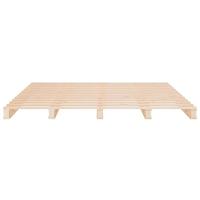 Bedframe zonder matras massief grenenhout 160x200 cm - thumbnail