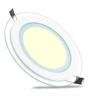 LED Downlight 15W Rond Inbouw | Warm Wit 3000K | Ø200mm Mat Wit Glas