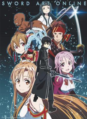 Poster Sword Art Online - Party Members 38x52cm Poster Sword Art Online - Party Members 38x52cm