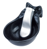 Drinkbak metaal met lepel - thumbnail