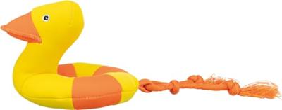 TRIXIE HONDENSPEELGOED AQUA TOY DUCK ON ROPE - thumbnail