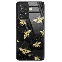 Samsung Galaxy A52s glazen hardcase - Bee yourself - thumbnail