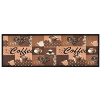VidaXL Keukenmat wasbaar coffee 60x180 cm bruin - thumbnail