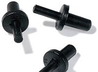 HellermannTyton TY8P1-PA66-BK 241-11810 Splijtnagel 1 stuk(s) - thumbnail