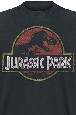 Jurassic Park T-Shirt Vintage Logo Size L