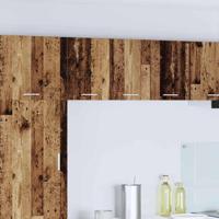 Hangkast met plank Riga 2 pcs Oude Hout en Wit 30 x 31 x 40 cm - thumbnail