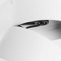 QAZQA Moderne spot wit rond verstelbaar - Go Nine - thumbnail