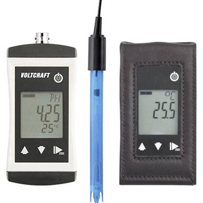VOLTCRAFT KBM-110 + TG-400 pH-meter Redox (ORP), Temperatuur, pH-waarde VOLTCRAFT KBM-110 + TG-400 pH-meter Redox (ORP), Temperatuur, pH-waarde