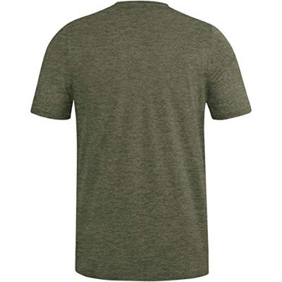 JAKO 6129 T-Shirt Premium Basics - Kaki Gemeleerd - XXL
