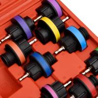 VidaXL Druktester voor koelsysteem 52x40,5x9,5 cm rood - thumbnail