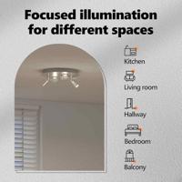 VidaXL Plafondspot nikkel 29 x 29 x 11 cm staal en glas - thumbnail