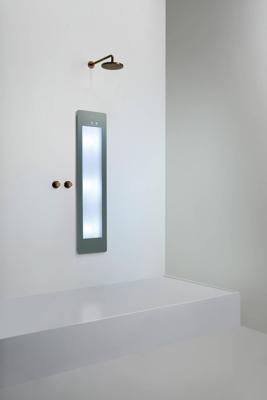 Sunshower Plus M inbouw met infrarood en UV-licht organic grey