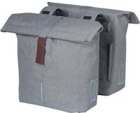 BASIL Tas city dubbel grijs | 28-32l - thumbnail