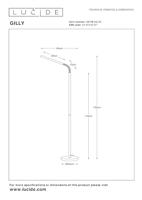 Lucide GILLY - Leeslamp - LED - 1x6W 2700K - Wit - thumbnail