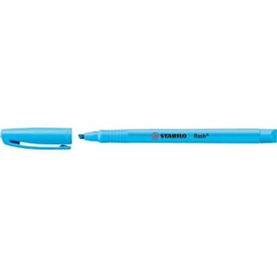 Fluoriscerende Markeerstift Stabilo Flash Blauw 10 Stuks