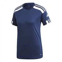 adidas Squadra 21 Voetbalshirt Dames Donkerblauw Wit - thumbnail