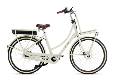 Popal Daily Dutch Prestige E 28 Inch 47 cm Dames 7V Hydraulische schijfrem Creme