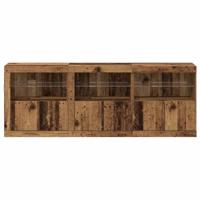 Dressoir Oud hout 181.5 x 37 x 67 cm Bewerkt hout - thumbnail